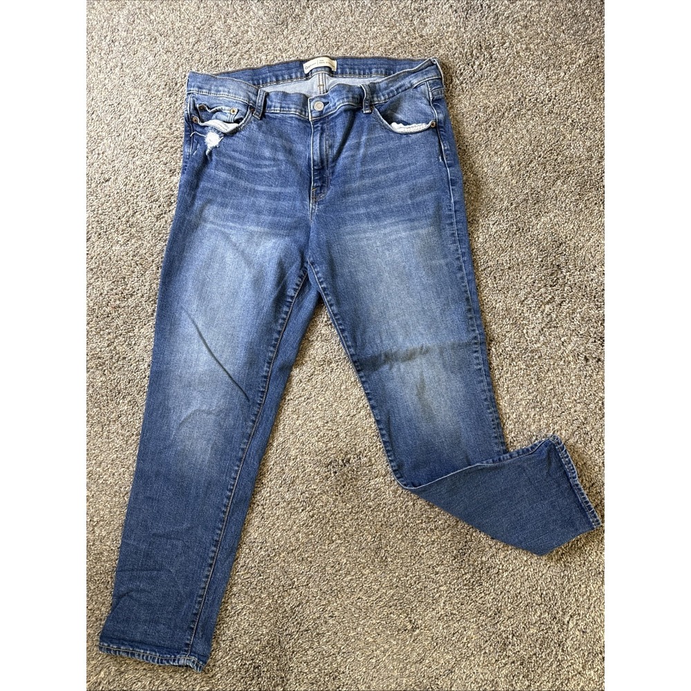 Gap 1969 Women's Jeans Real Straight Blue Size 33R